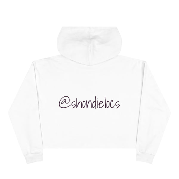 "My Loctician is Dope!" Crop Hoodie