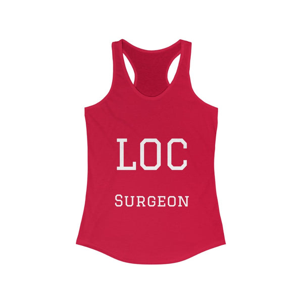 "Loc Surgeon" Women's Racerback Tank