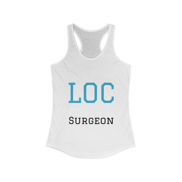 "Loc Surgeon" Women's Racerback Tank
