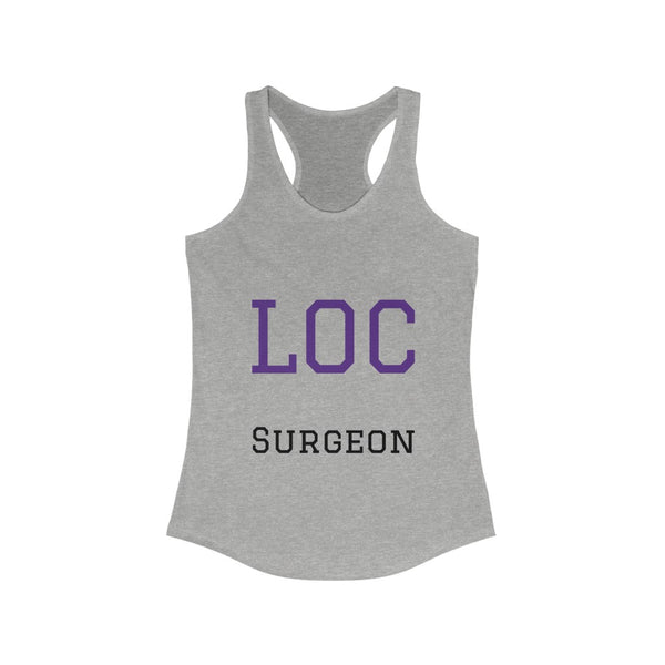 "Loc Surgeon" Women's Racerback Tank