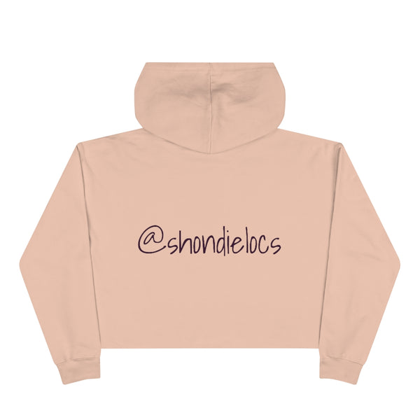 "My Loctician is Dope!" Crop Hoodie